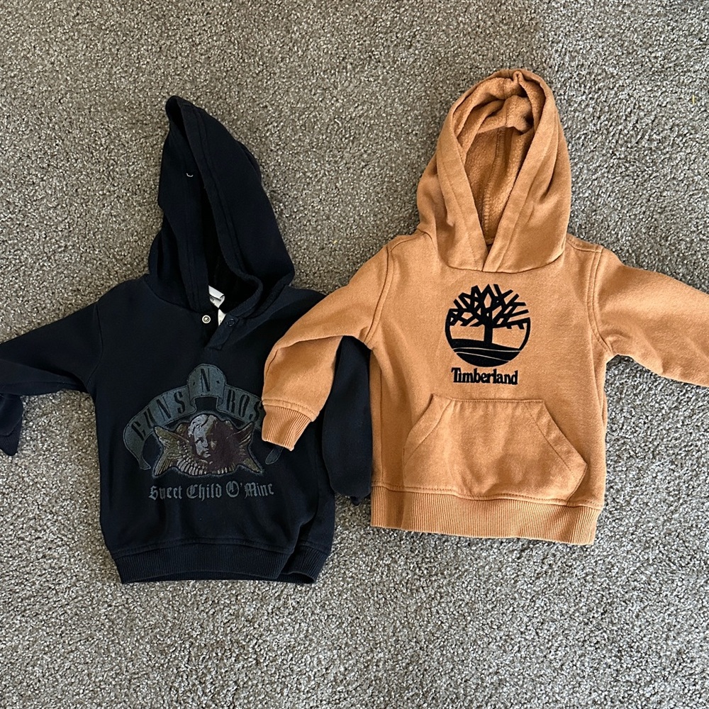 Two 18mo Hoodies